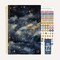 bloom daily planners 2026 Soft Cover Weekly & Monthly Planner, 5.5" x 8.25", Midnight Sky